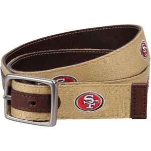 Jack Mason Brand San Francisco 49ers Reversible Belt